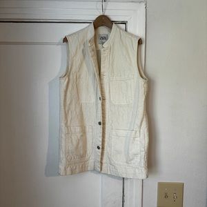 Zara sleeveless jacket vest